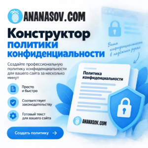 Конструктор политики конфиденциальности